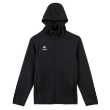 DRY フルジップパーカー　BLK