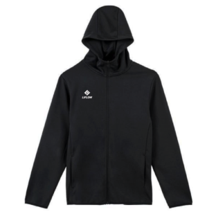 DRY フルジップパーカー　BLK