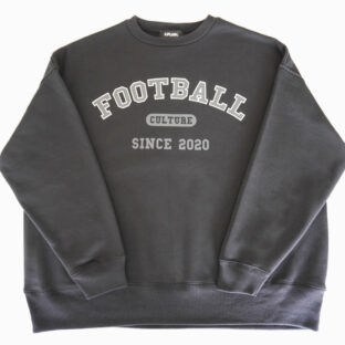 カレッジロゴトレーナー　BLK