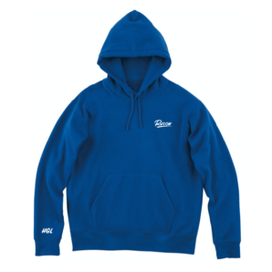 シリコンラバーロゴパーカー　BLU