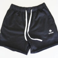 カットオフスウェットパンツ　Black/light gray