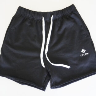 カットオフスウェットパンツ　Black/light gray